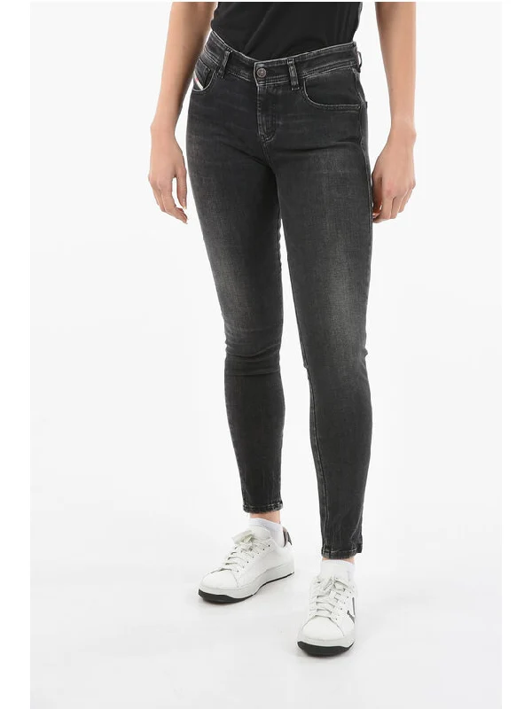 Dark Washed 2017 SLANDY Skinny Fit Jeans Denim Pants