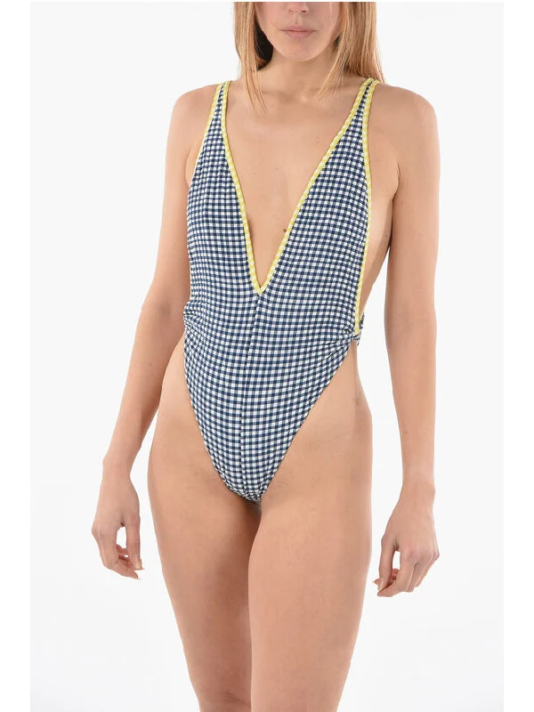 Bfsw Tessah Check Pattern One-Piece Swimsuit