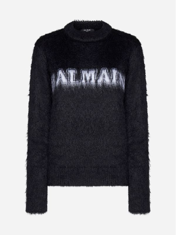 Retro Logo Mohair Knit