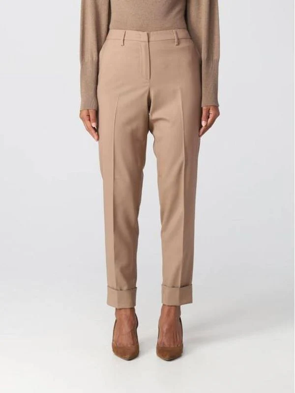 Turn Up Detail Virgin Wool Pants