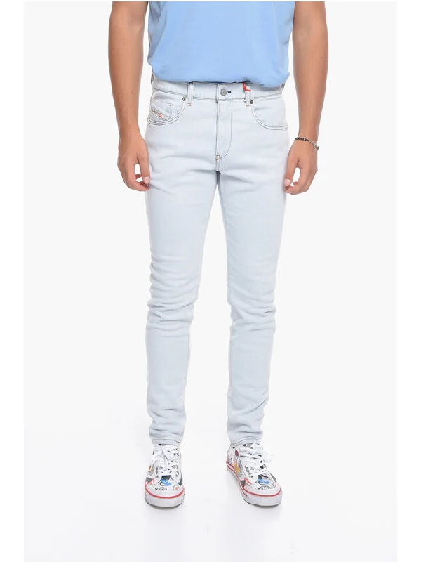 D Strukt Logo Embroidery Denim Pants