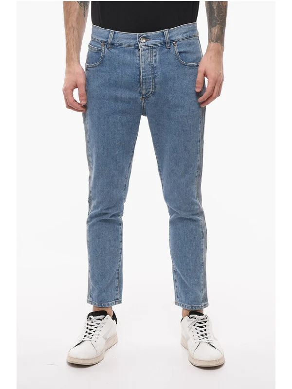 Balmain Blue Denim Pants