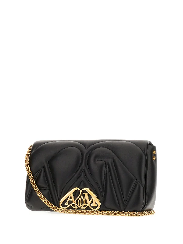 The Seal Quilting Leather Chain Crossbody
Bag - Image 2