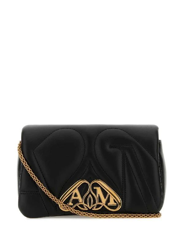 Seal Mini Quilted Leather
  Chain Bag