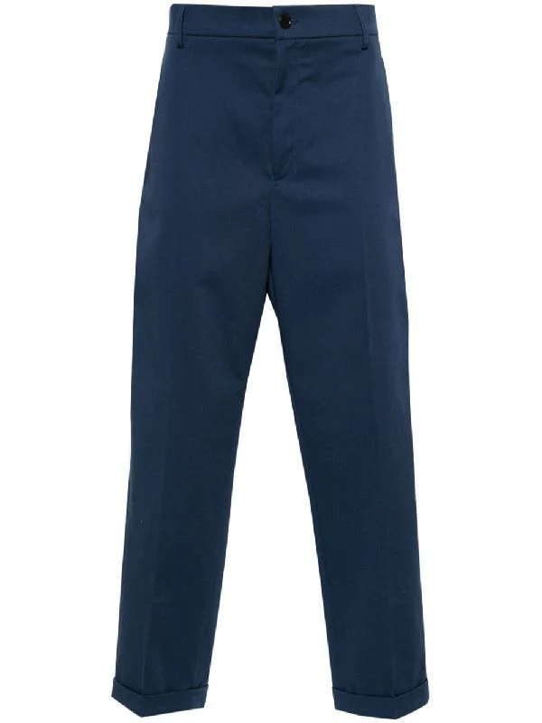 Paris Logo Label Chino Pants