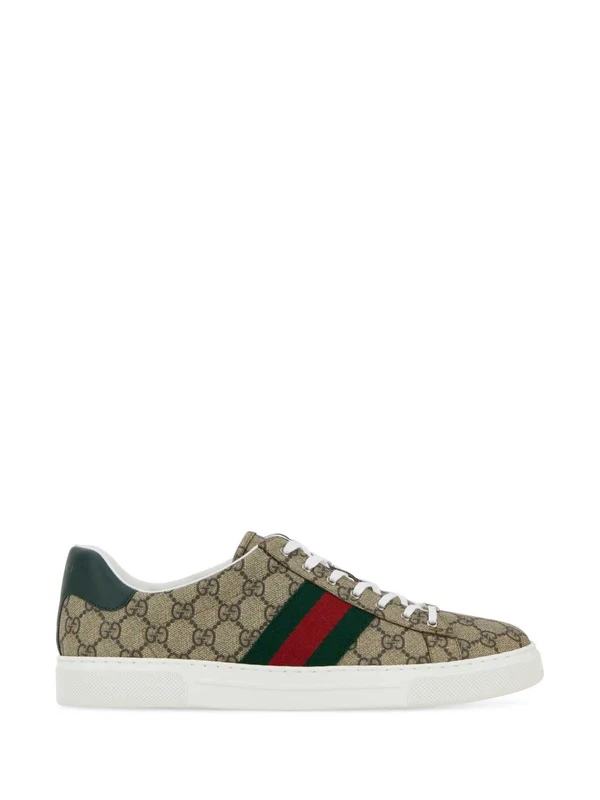Gucci Brown Low Top Sneakers