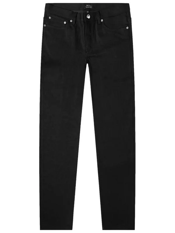 Straight Cotton Denim Pants