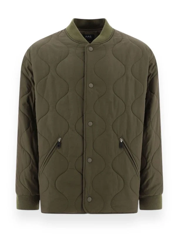 Slit Pocket Quilted Jacket
