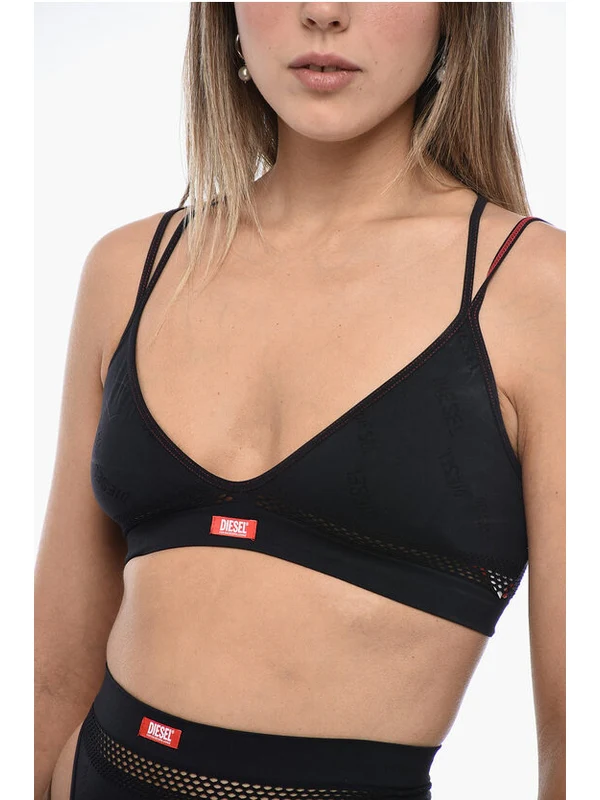 LOLLIE Bra with Lace-Up Detail Stocking