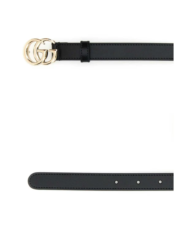 GG Logo Buckle Leather Belt - Image 2