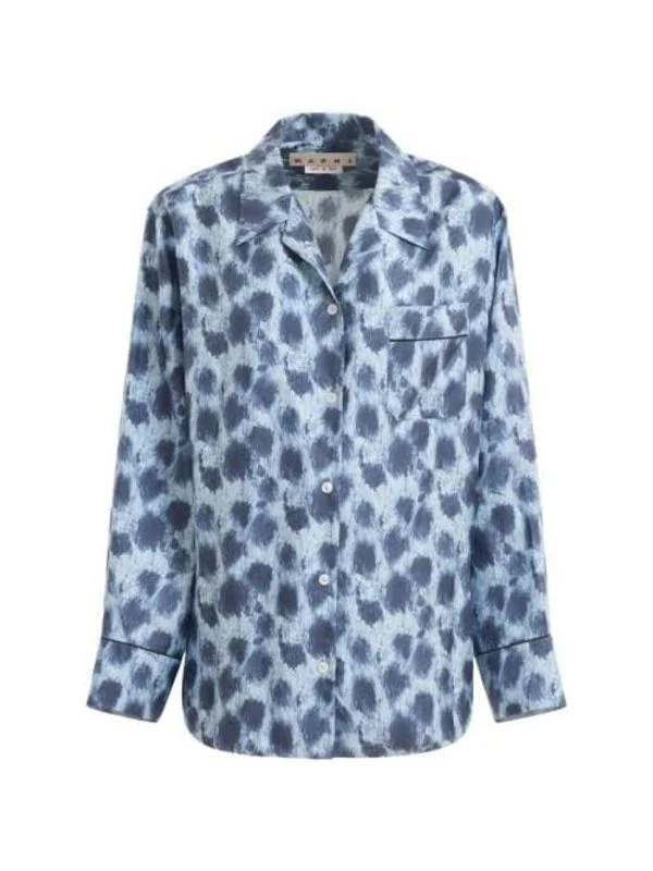 Graphic Pattern Button Up Shirt