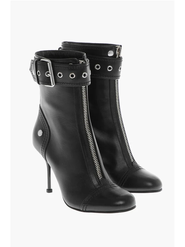 Alexander Mcqueen Black Ankle Boots