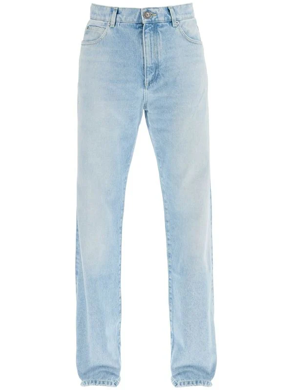 Back Logo Patch Denim Pants
