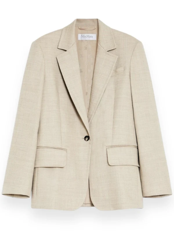 Single-Breasted Virgin Wool Jacket