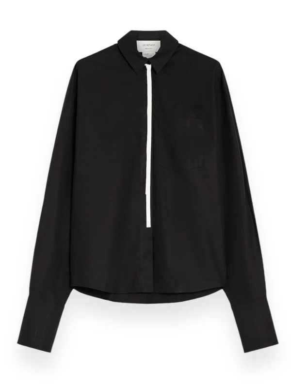 Tie Detail Cotton Shirt