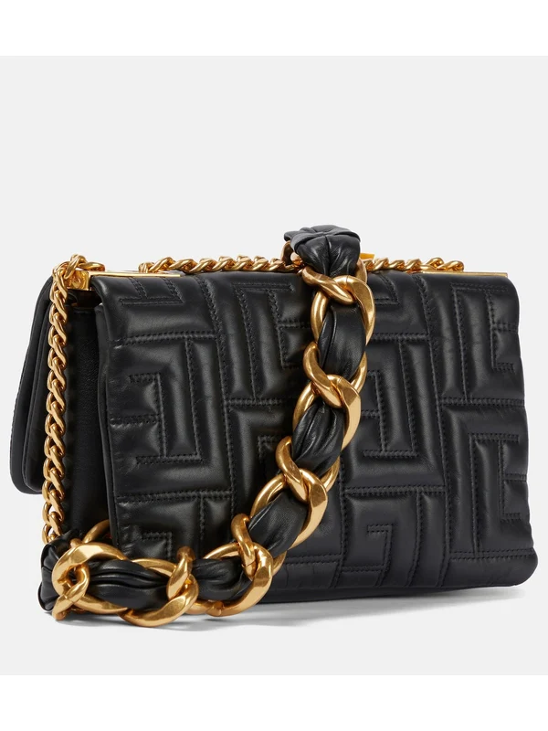 1945 Quilted Chain Leather Small
Crossbody Bag - Image 4