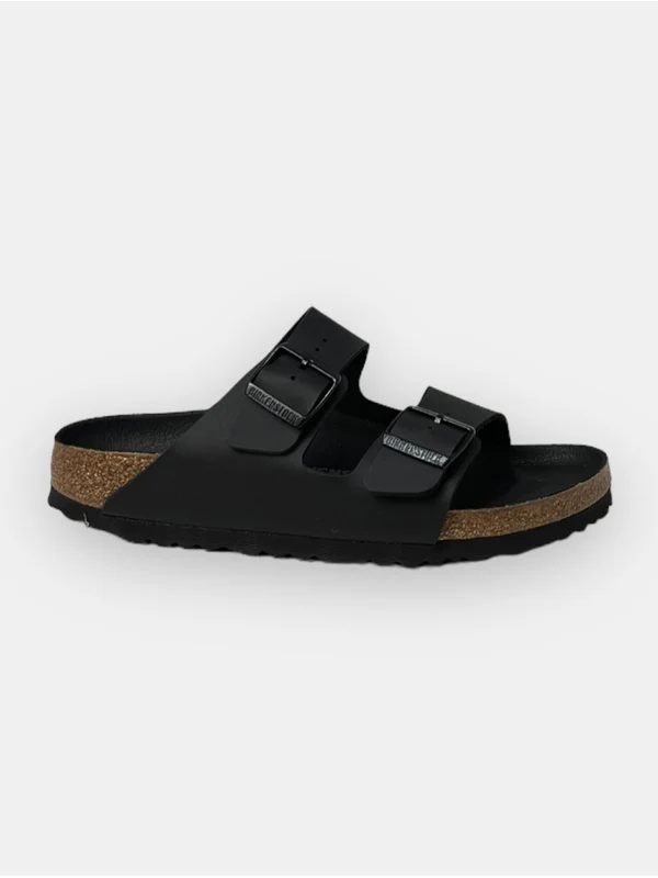 Double Buckle Leather Sandals
