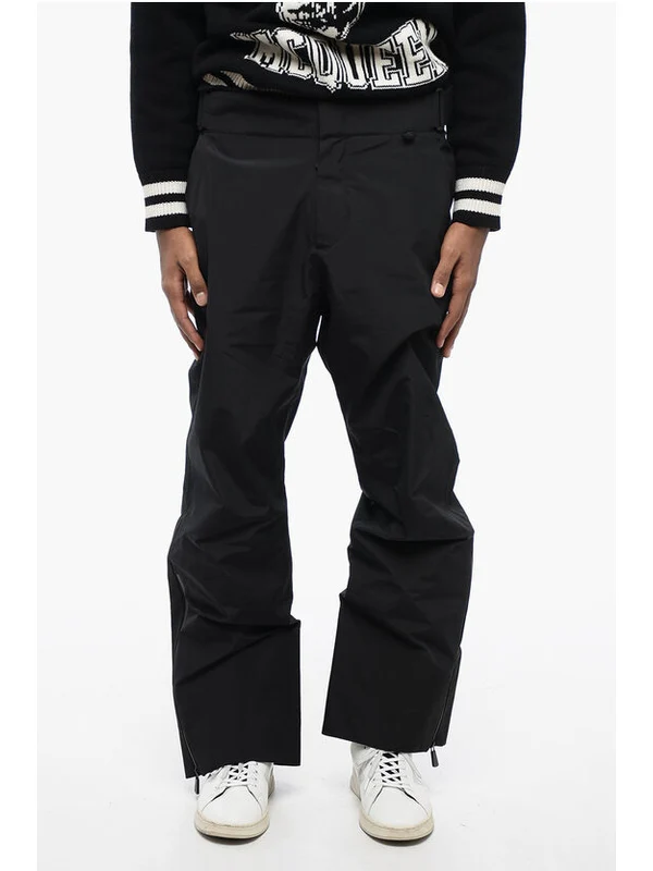 Black Nylon Pants