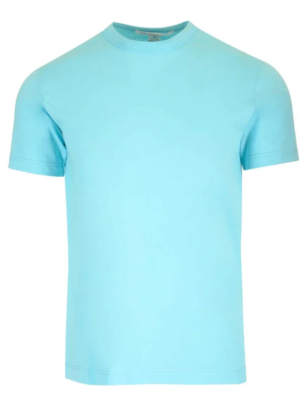 Back Logo Printed Cotton Short-sleeve T-shirt