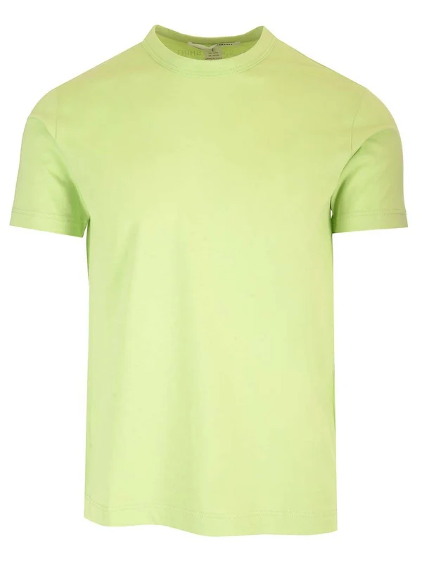 Back Logo Printed Cotton Short-sleeve T-shirt
