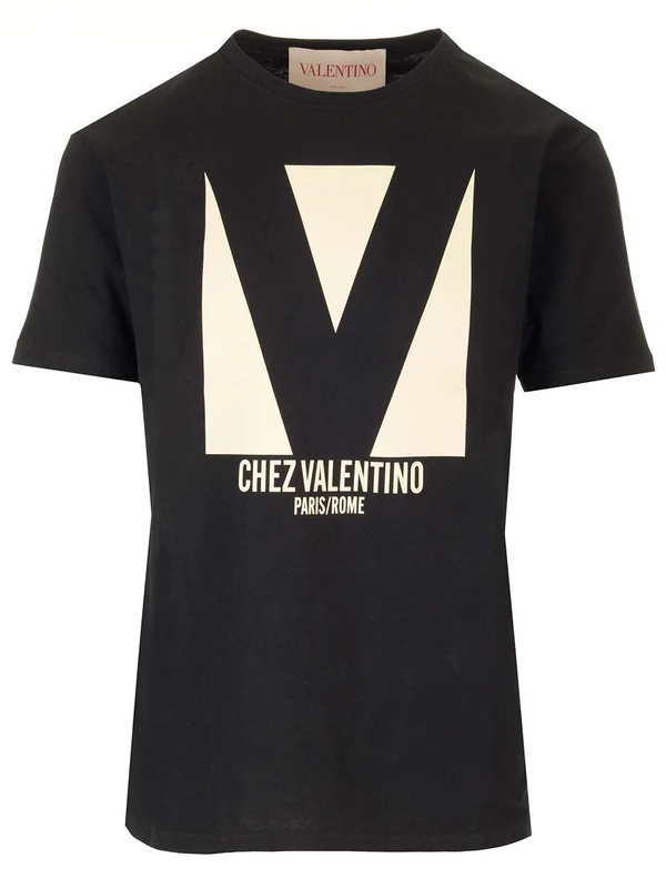 Chez Printed Cotton Short Sleeve T-shirt