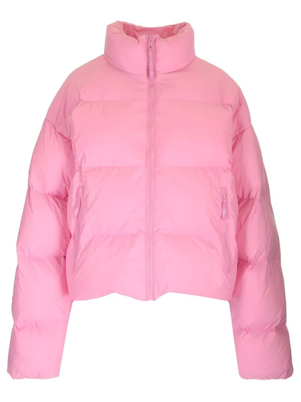 Ski Cropped Nylon Down Jacket
