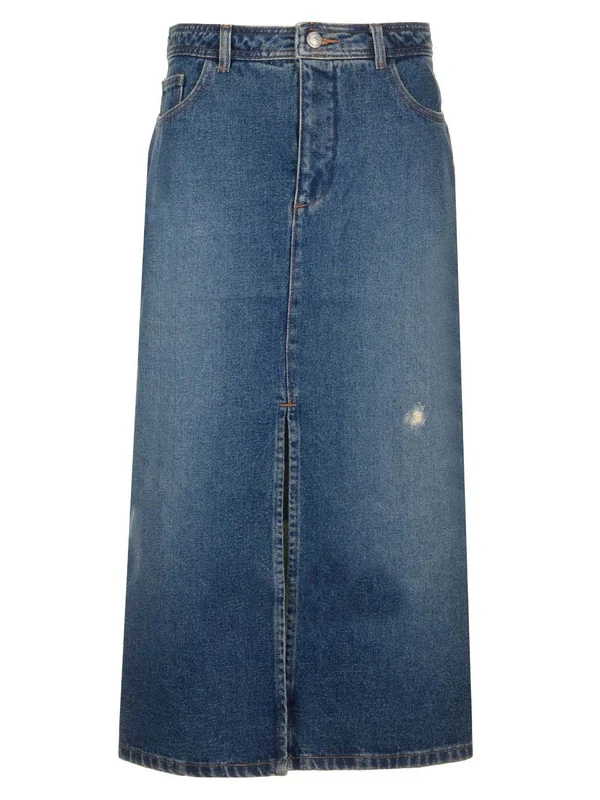 Georgia Denim Midi Skirt