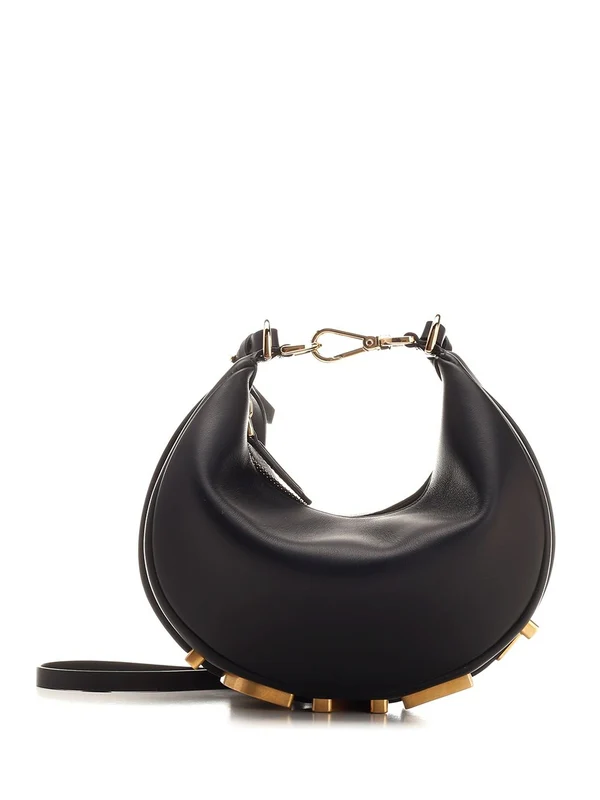 Fendi Fendigraphy Mini Black Crossbody & Shoulder Bags