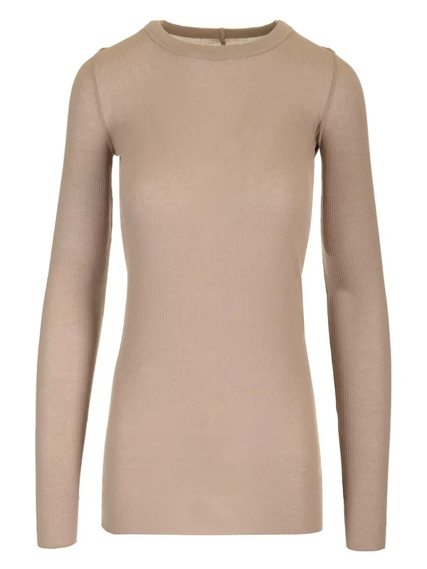 Hollywood Ribbed Long-sleeve Top