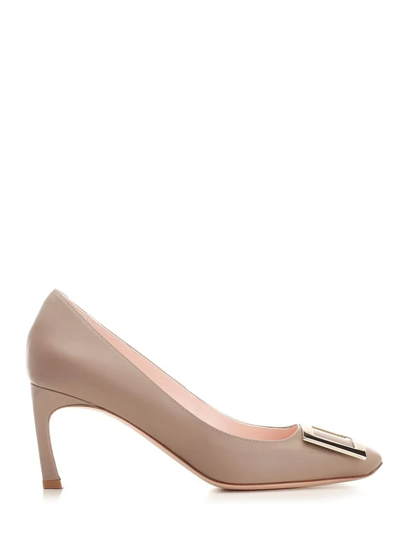 Belle Vivier Leather Pumps Heel