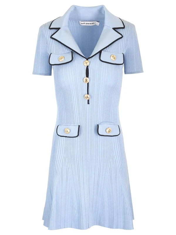 Ribbed knit mini dress Mini Dress