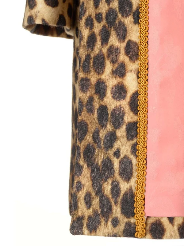 Giaguaro Leopard Wool Coat - Image 14
