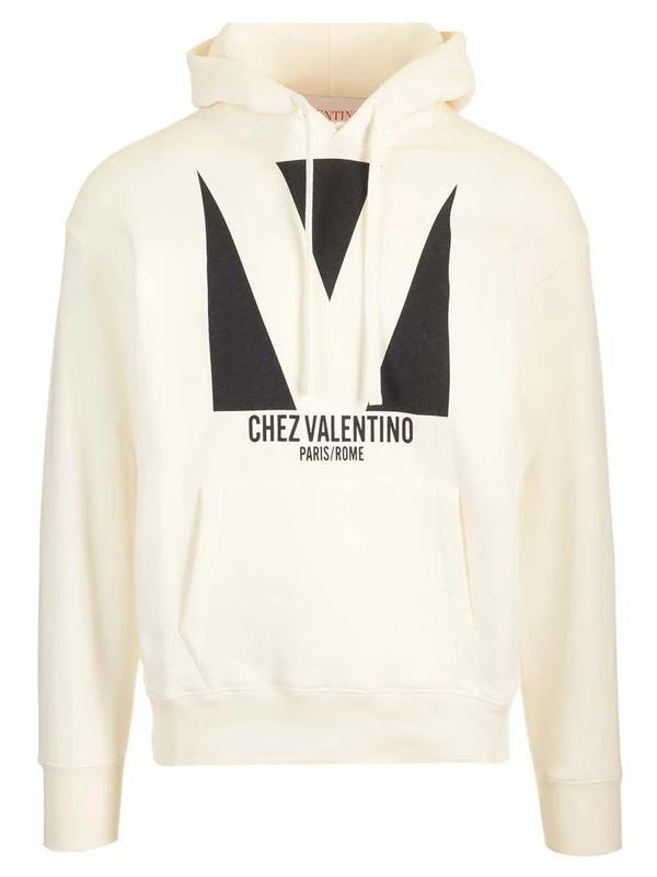 Chez Printed Cotton Hoodie