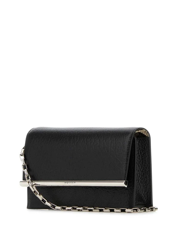 Engraved Logo Leather Chain
Crossbody Bag - Image 2