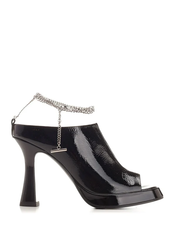 Ankle Chain Strap Sandal Heels