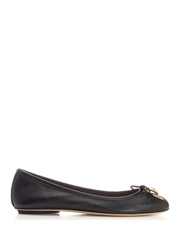 Iris Leather Flat Shoes