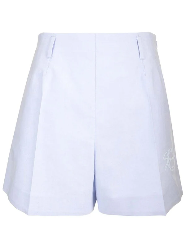 High Waist Cotton Shorts
