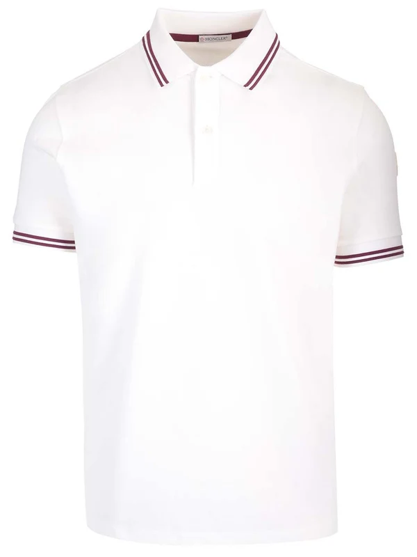 Logo Patch Cotton Polo Shirt