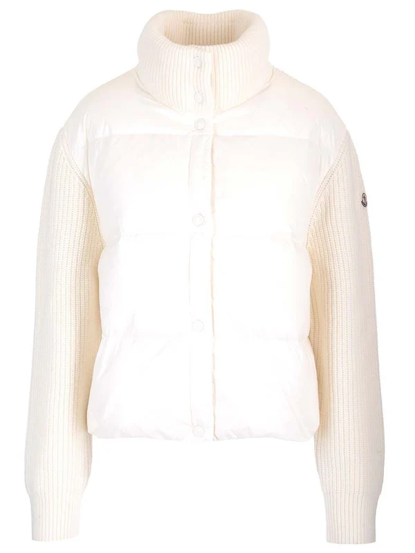 Logo Patch Sweater Sleeve Padded