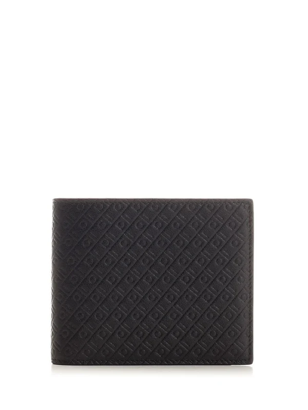 Monogram Logo Leather Wallet