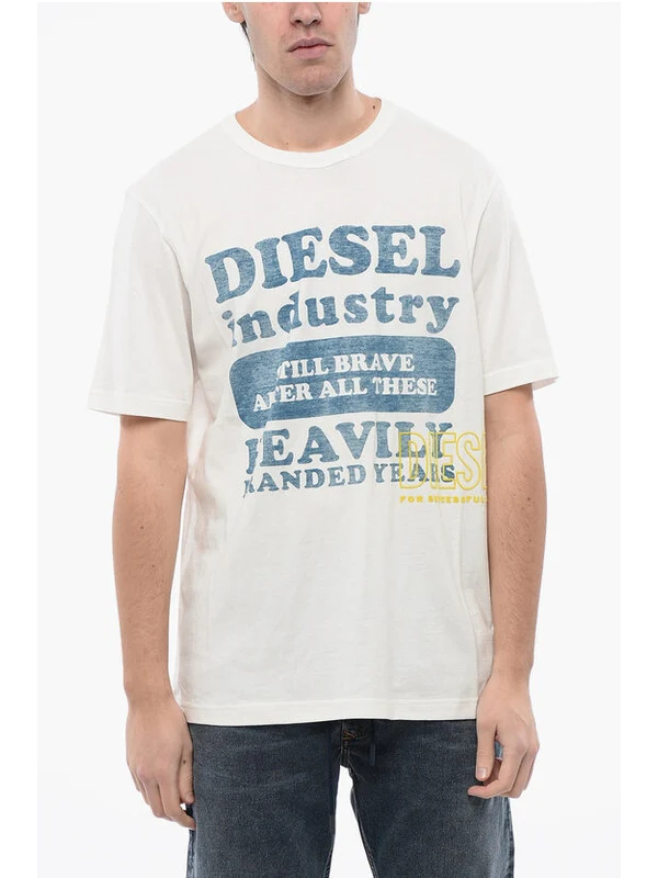 Diesel White Short Sleeve T-Shirt