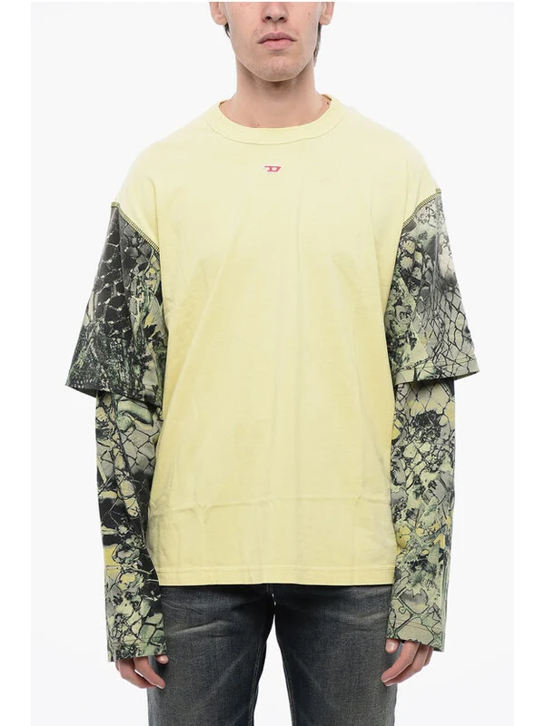 Diesel Yellow Long Sleeve Top