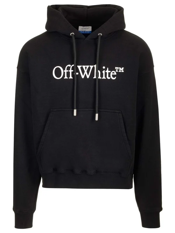 Logo Printed Cotton Hoodie
