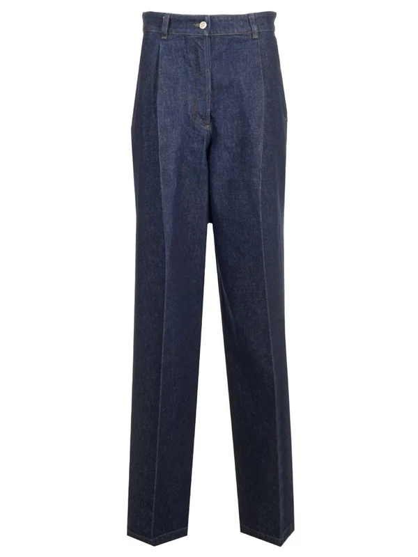 High Waist Baggy Denim Pants