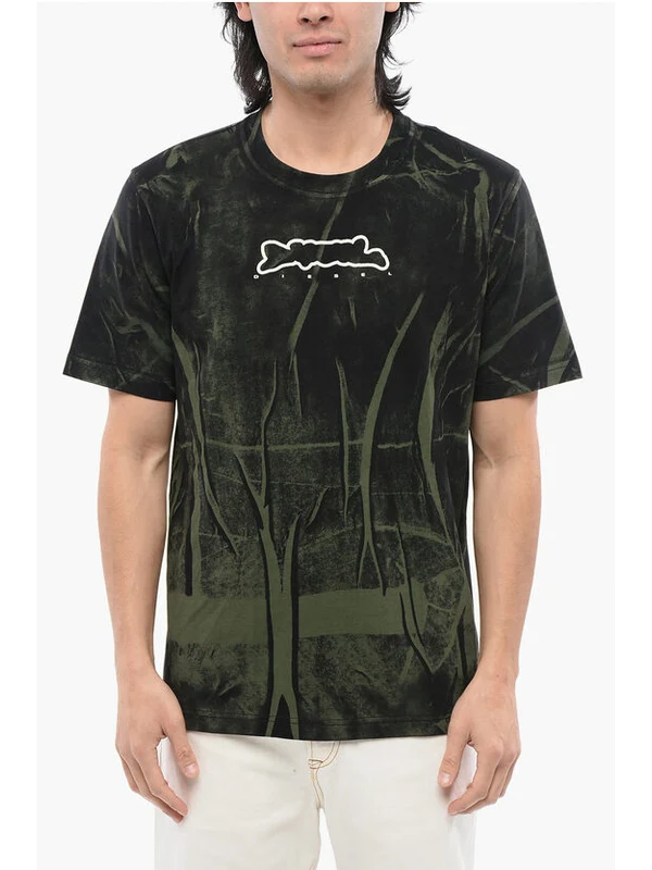 Diesel Multicolor Short Sleeve T-Shirt