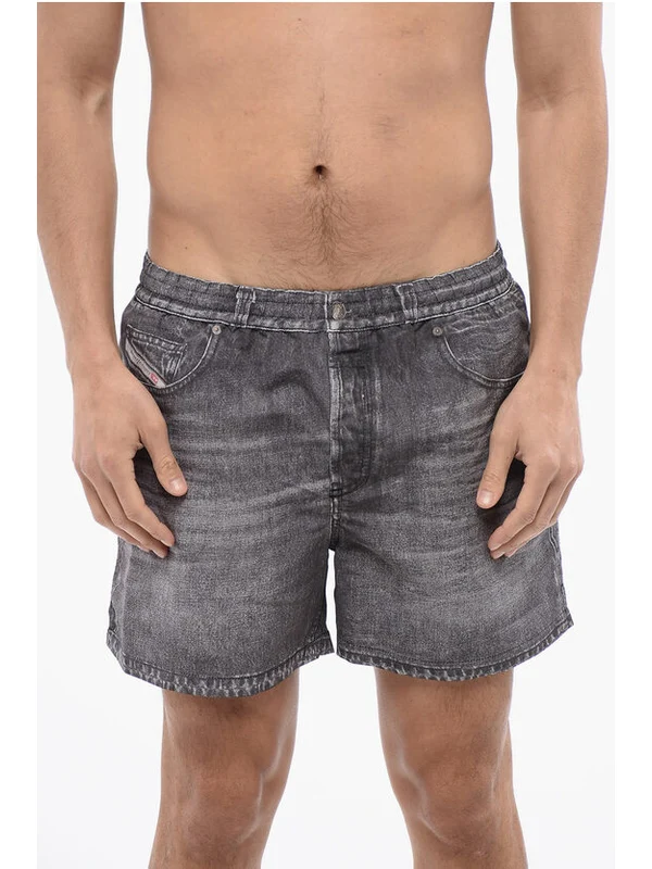 Diesel Gray Swim Pants