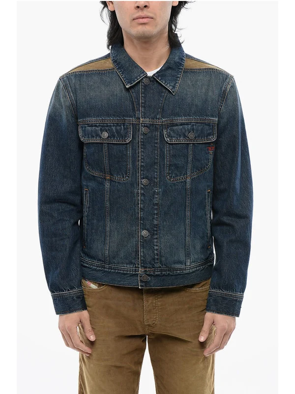 Diesel Navy Trucker Jacket
