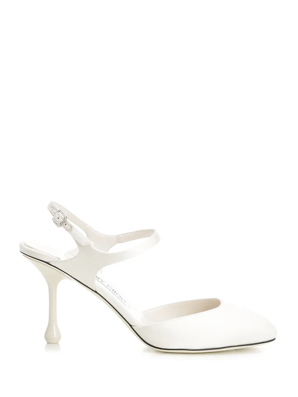 Pixie 80 Satin Slingback Heels