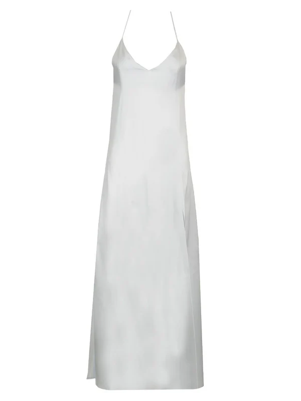 Long Satin Slip Dress