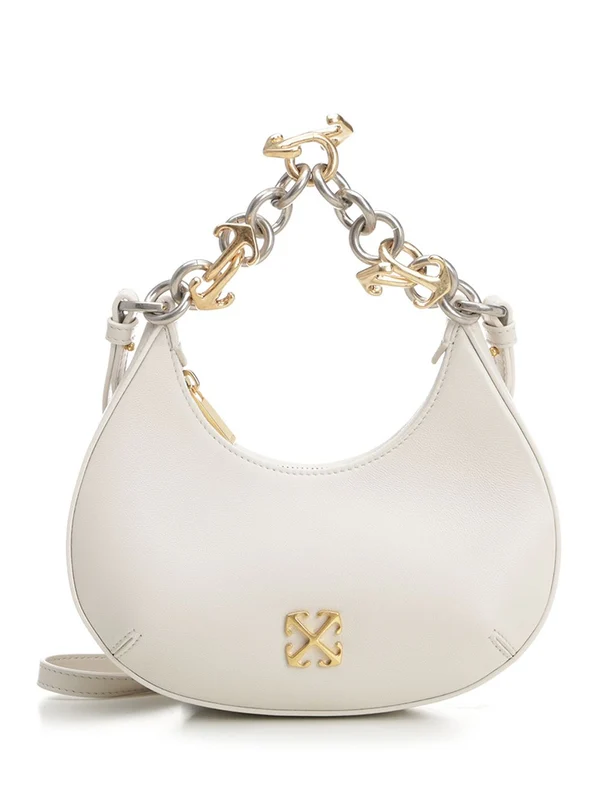 Hemisphere Leather Shoulder Bag